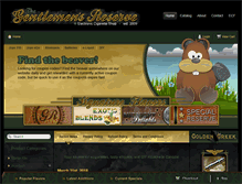 Tablet Screenshot of gentlemensreserve.com